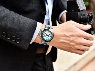 Reloj Automático Hombre RollsTimi Plata/Verde