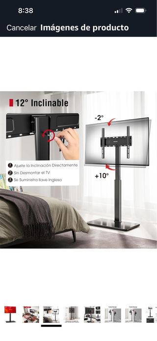 Soporte TV AOKCOS de 32” a 70”. Totalmente nuevo