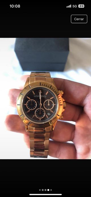 Reloj Aristocrazy Dorado y Negro