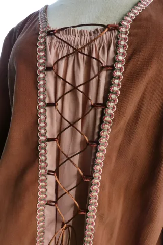 Vestido Medieval Marrón