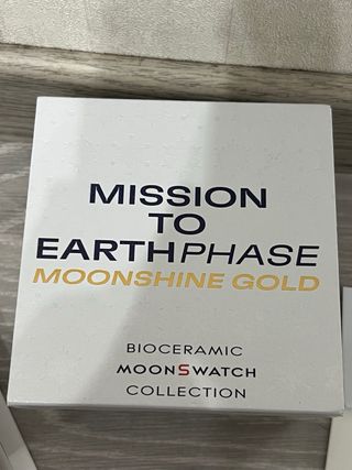 Swatch Mission to Earthphase Moonshine Gold