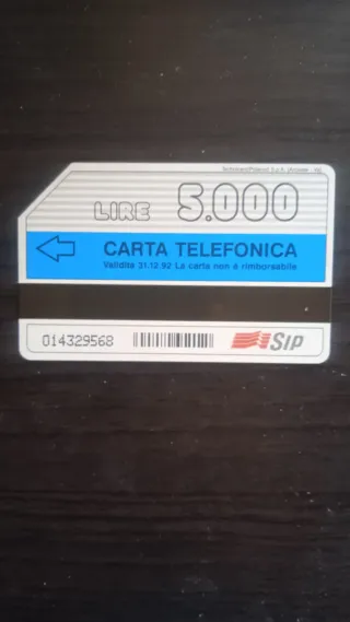 Scheda Telefonica SIP Carta Credito Telefonica