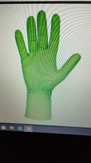 Guantes de nitrilo verdes