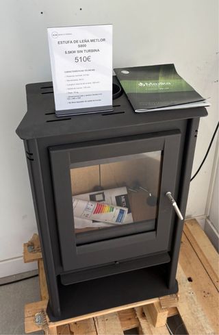 Stufa a legna Metlor S800 5.5KW Efficienza 84%