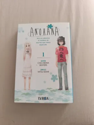 Libro anime anohana tomo 1