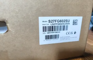 Monitor Samsung Odyssey OLED G6 27 LS27FG602UXEN