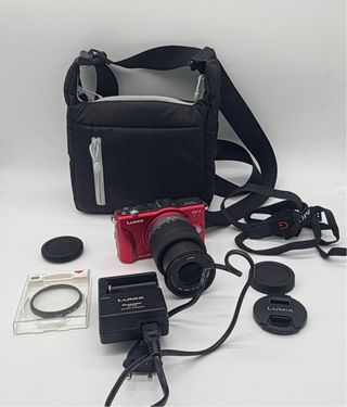 Panasonic Lumix GF2 Cámara Digital Roja