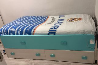 Cama nido con cajones muy amplios