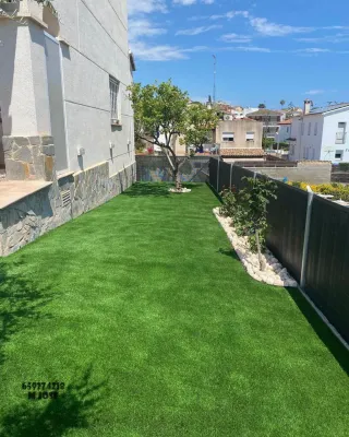 Césped artificial reciclado