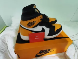 Scarpe Air Jordan 1 High Giallo/Nero