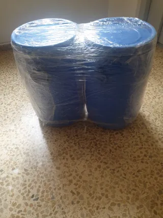 Pack 2 bidones azules 60L