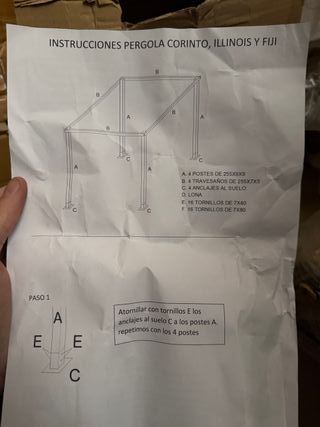 CHILLVERT Pérgola de Jardín de Madera Tratada para Exterior Chillvert Corinto con Lona