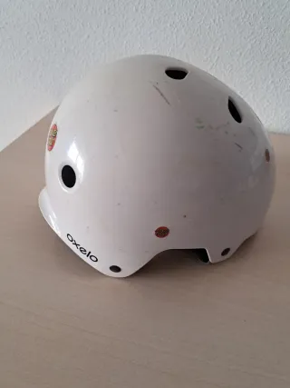 Casco infantil blanco talla S