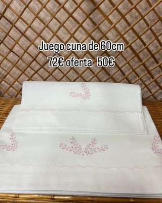 Juego cuna 60cm mariposas