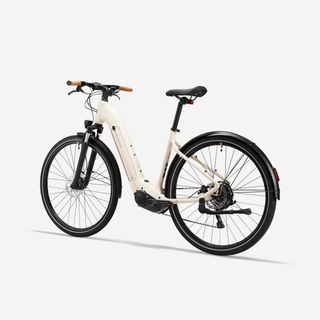 Bicicleta eléctrica trekking motor central  E-Actv 500 Beis