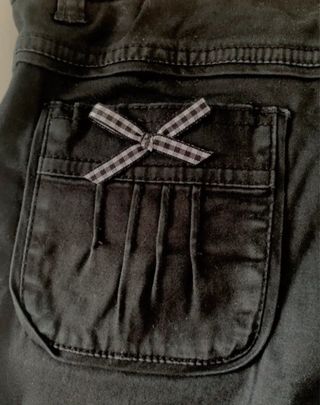 Vaqueros niña Zara negros T.12