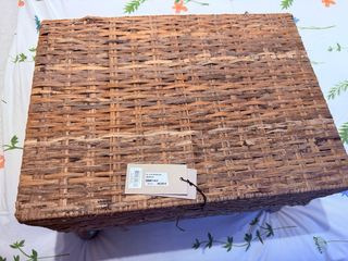 Cesto Baúl Ratan con Ruedas