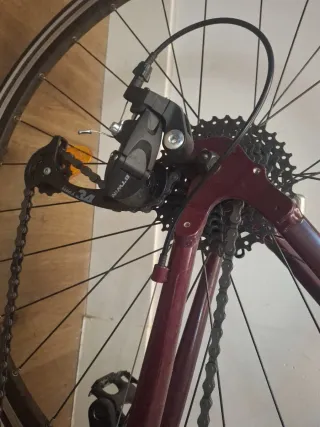 Bicicleta Decathlon XS color borgoña Con garantía