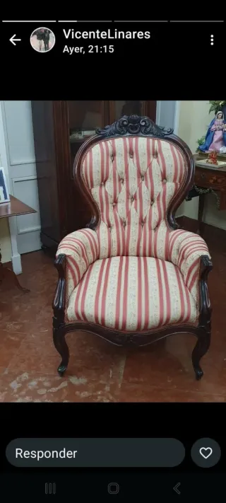 Sofá Isabelino Restaurado