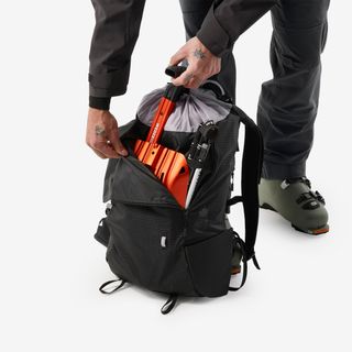 Mochila esquí de travesía 25L, Wilder negro