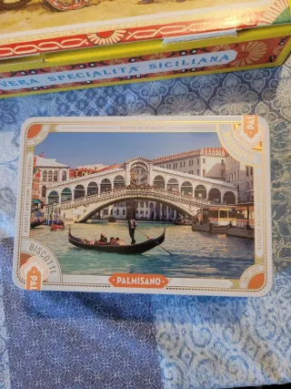 Lotto scatole latta e cartone