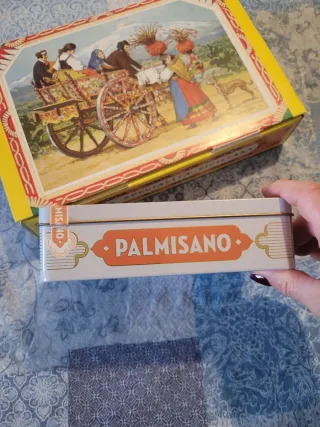 Lotto scatole latta e cartone