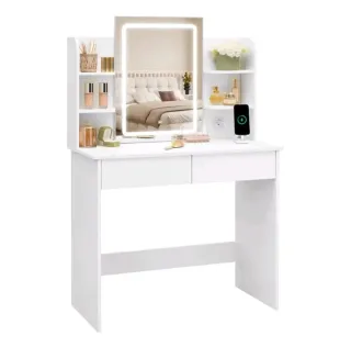 Tocador maquillaje nuevo con espejo LED