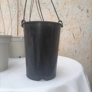 Set 5 Vasi Basket Bianco Nero