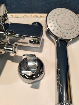 Monomando Baño-Ducha Mendes B-0048-B Cromado con Flexo 150 cm