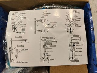 Monomando Baño-Ducha Mendes B-0048-B Cromado con Flexo 150 cm