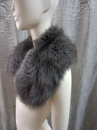 Stola scialle in vera pelle