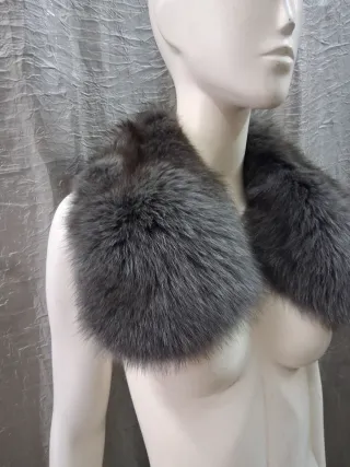 Stola scialle in vera pelle