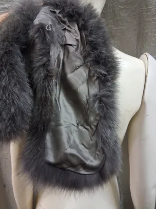 Stola scialle in vera pelle