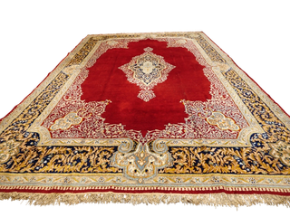 Antico Tappeto Kirman 380x275 cm
