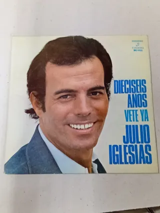 Portada Single Julio Iglesias Dieciseis Años