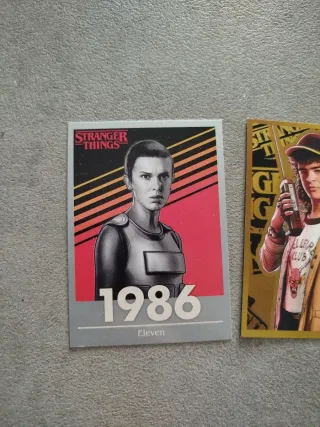 Carte Stranger Things Eleven e Dustin