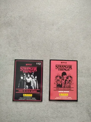 Carte Stranger Things Eleven e Dustin