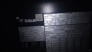 Carretilla Eléctrica Bobcat B18T-7 Nueva