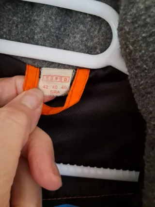 Chaqueta de esquí unisex naranja