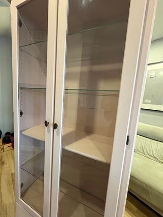 Vitrina Ikea Lejas Cristal Rosa