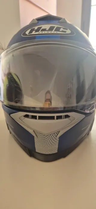 Casco Integral Moto HJC i71 Azul/Gris Peka MCS2SF