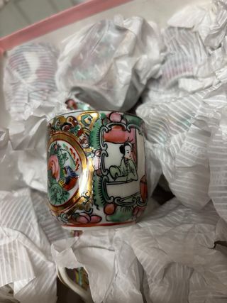 Set de Tazas de Porcelana