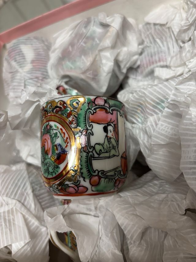 Set de Tazas de Porcelana