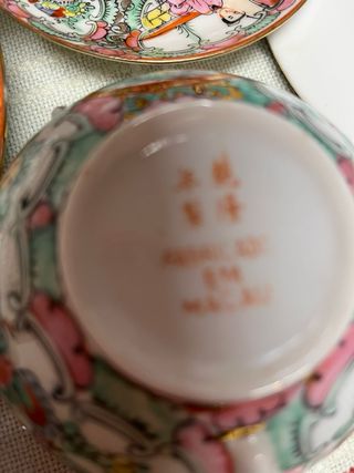 Set de Tazas de Porcelana