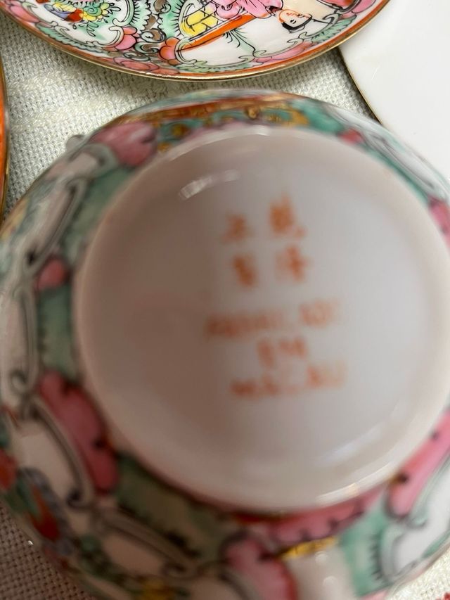 Set de Tazas de Porcelana