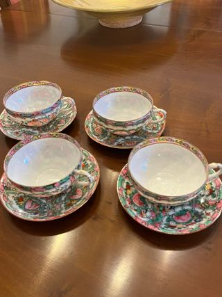 Set de Tazas de Porcelana