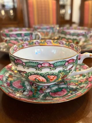 Set de Tazas de Porcelana