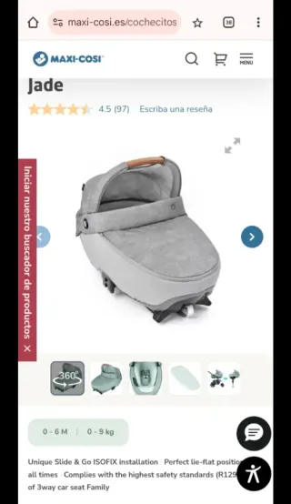 Capazo Maxicosi Jade