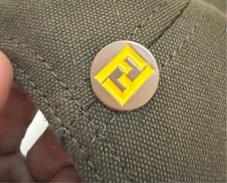 Gorra Fendi Roma Marrón y Beige