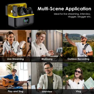 Microfono Wireless WAVLINK Lavalier